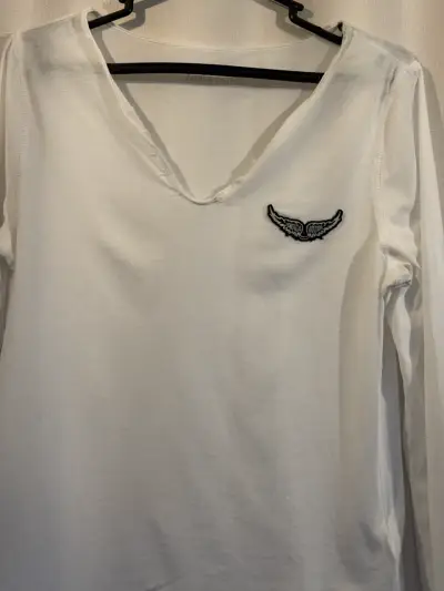 Polera blanca de manga larga zadig et voltaire - miniatura 2