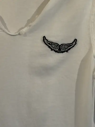 Polera blanca de manga larga zadig et voltaire - miniatura 3