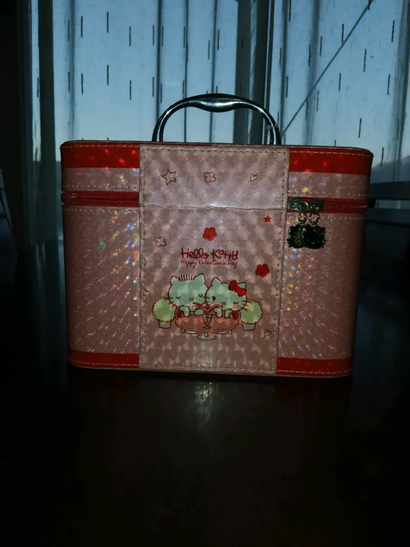 Estuche de maquillaje Hello Kitty rosa - 3