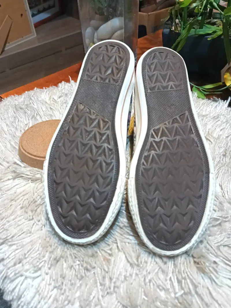 Zapatillas altas con diseño floral para mujer - 6