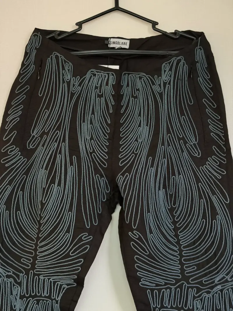 Pantalones negros con diseño Singolare - 2