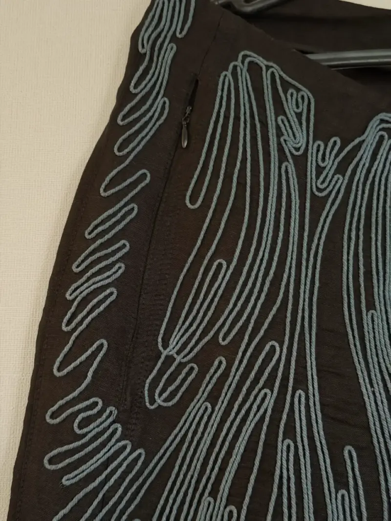 Pantalones negros con diseño Singolare - 3