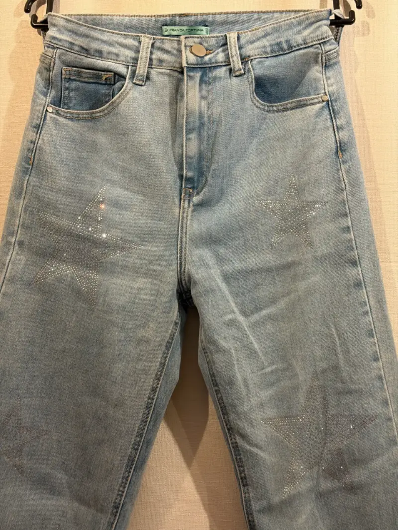 Jeans de Mujer con Estrellas de strass - 3