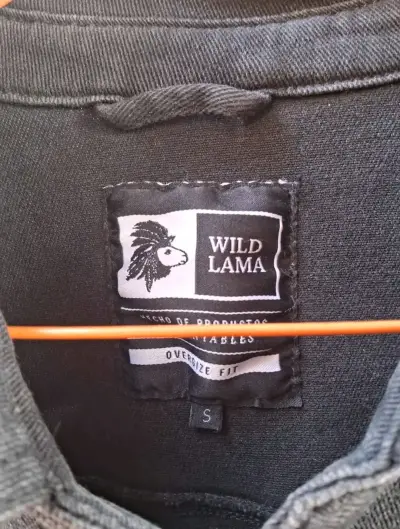 Chaqueta de mezclilla negra Wild Lama para hombre - miniatura 4
