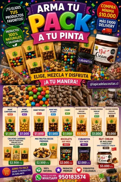 Pack de Snacks Saludables y Dulces Variados - miniatura 1
