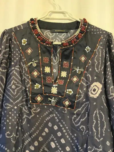 Blusa bordada bohemia Rapsodia - miniatura 2