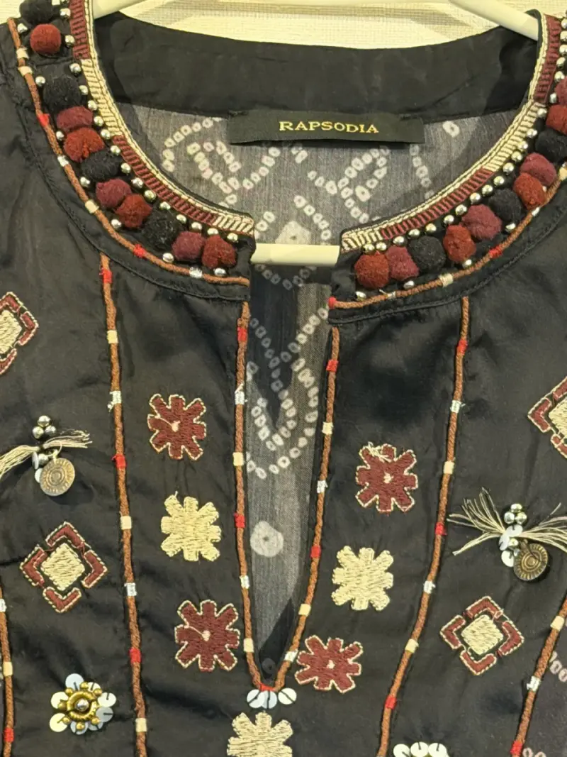 Blusa bordada bohemia Rapsodia - 3