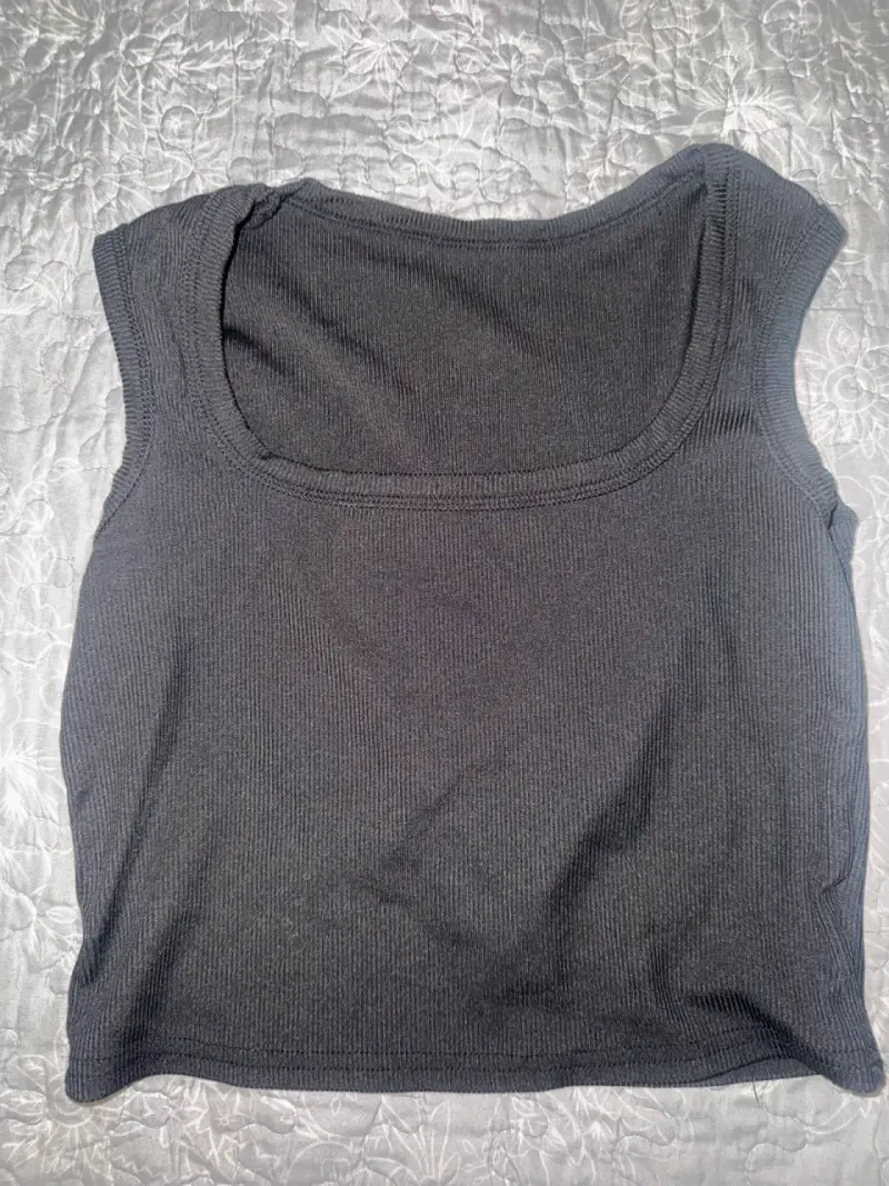 Pack de tops sin mangas estampados y lisos - 3