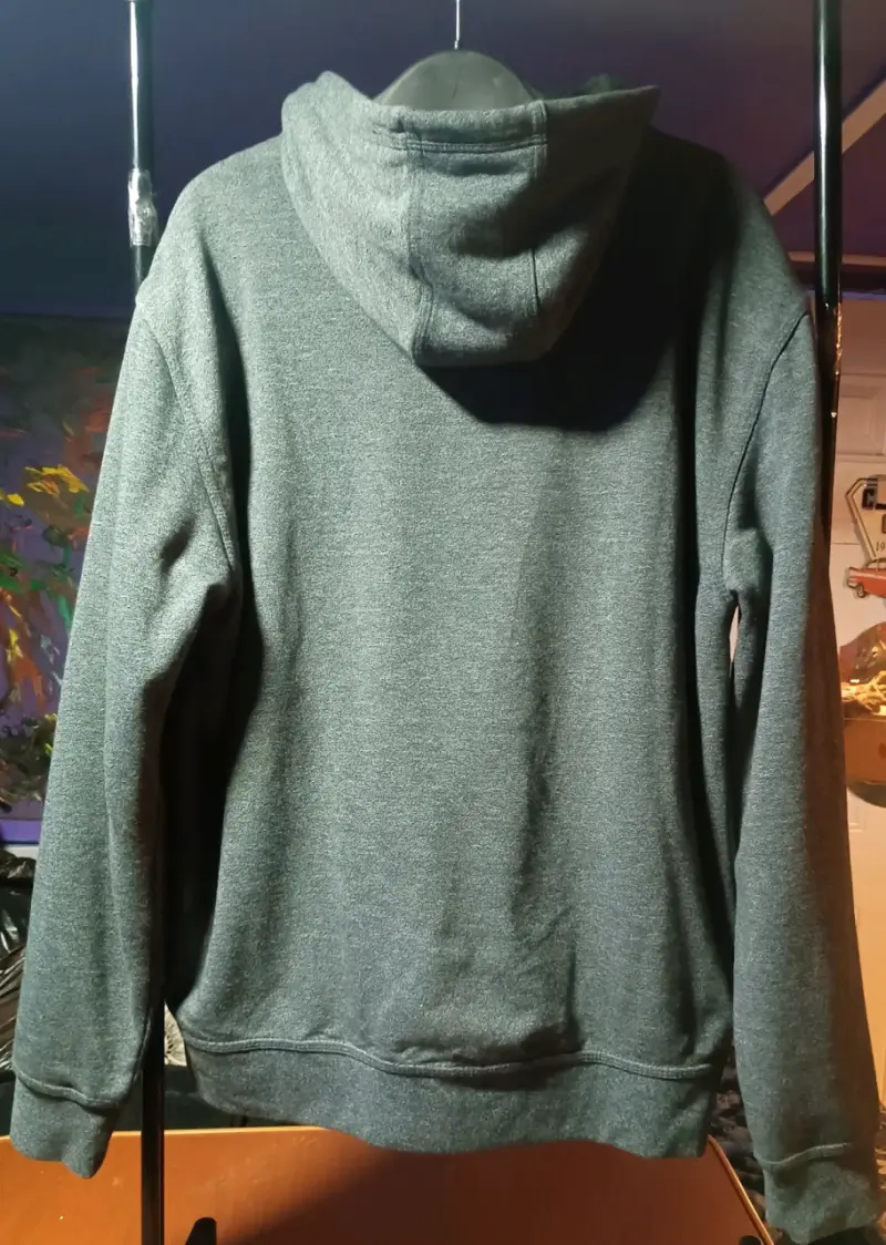 Polerón con chiporro gris para hombre talla M - 1