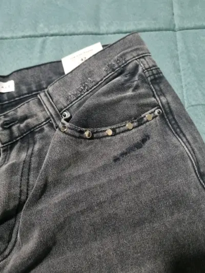 Jeans negros desgastados Aéropostale para hombre - miniatura 1