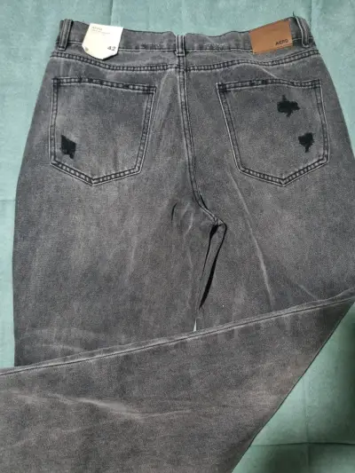 Jeans negros desgastados Aéropostale para hombre - miniatura 4