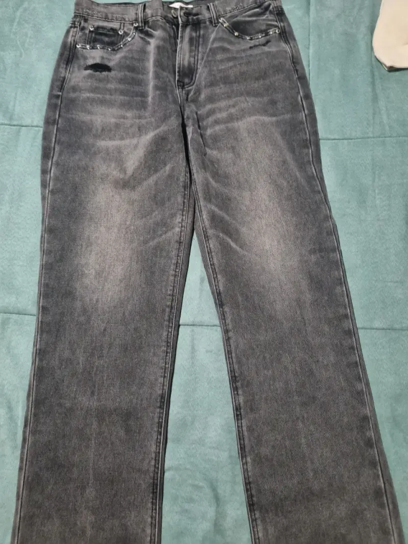 Jeans negros desgastados Aéropostale para hombre - 6