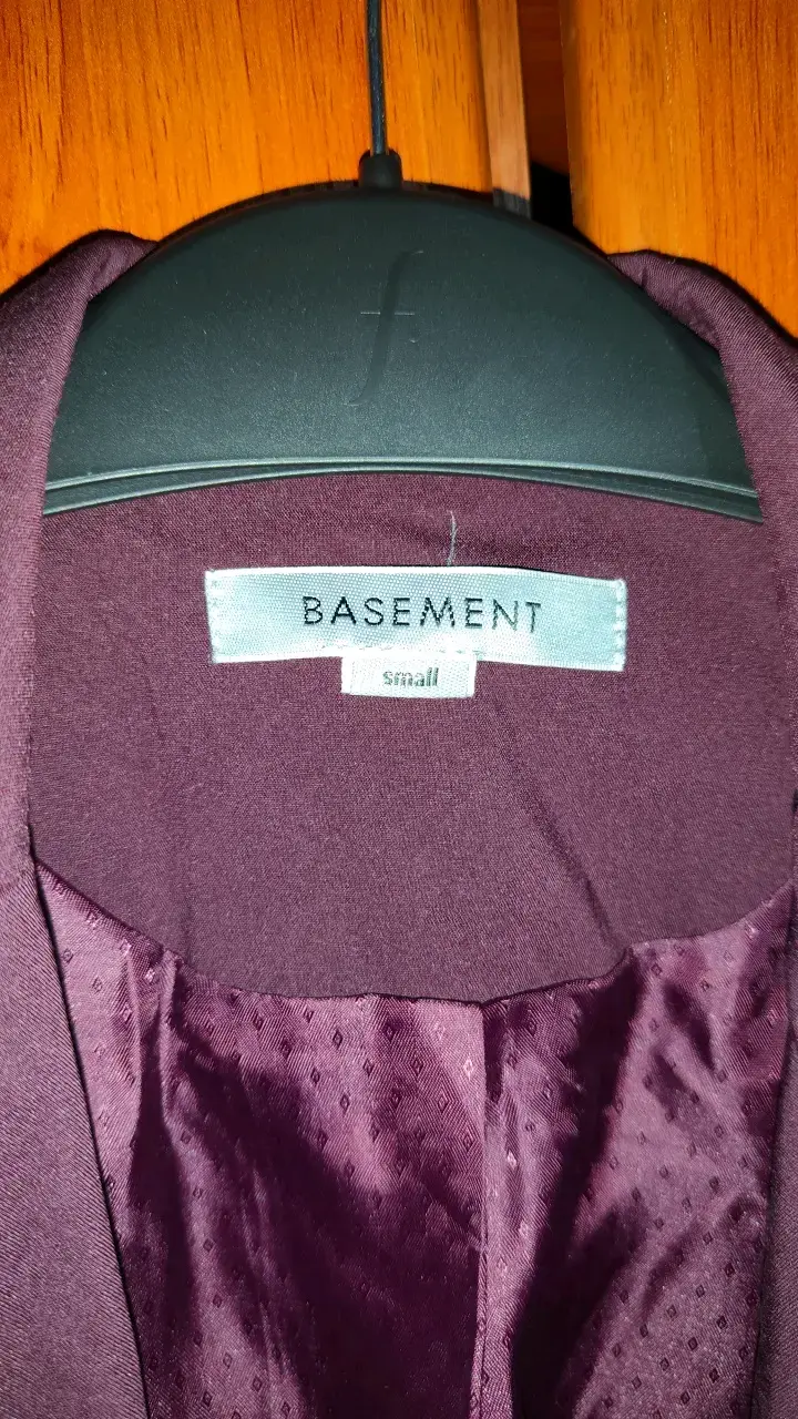 Blazer Burdeo para mujer Basement - 2