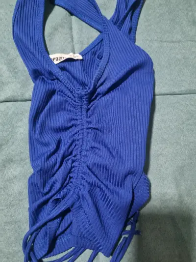 Body azul sin mangas Opposite talla XS - miniatura 2