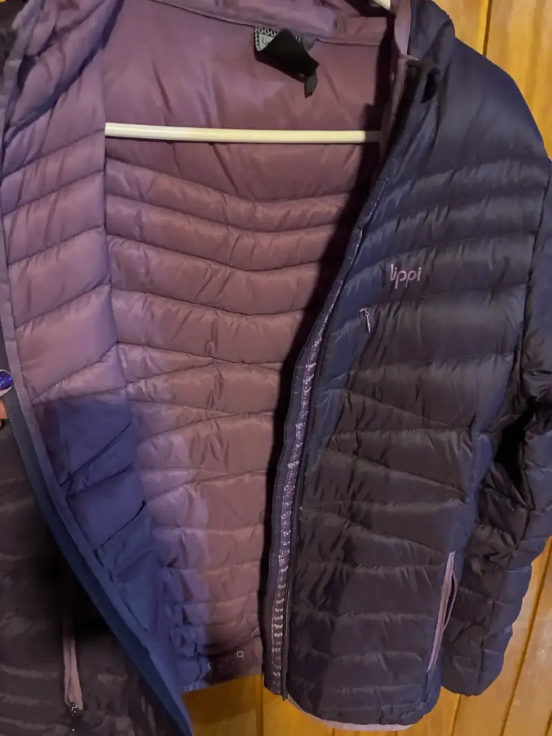 Chaqueta de plumas morada para mujer lippi - 3
