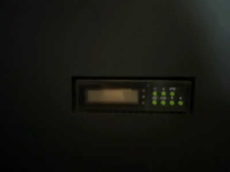 Estufa a gas negra con control digital - 2