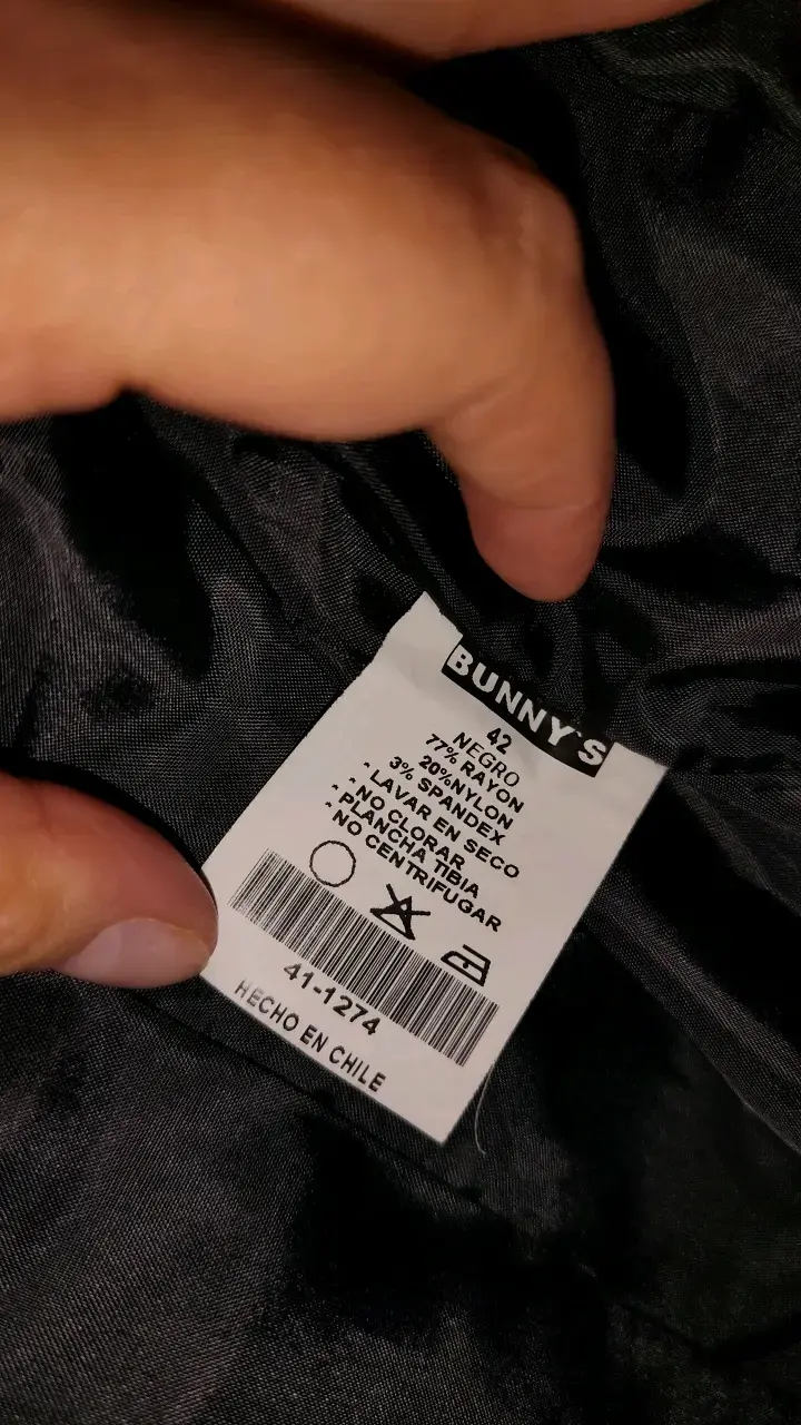 Blazer negro con ojales metálicos BNY'S - 2