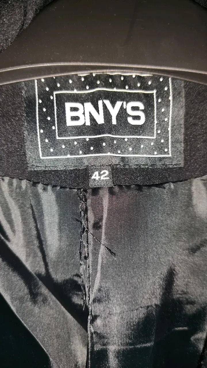 Blazer negro con ojales metálicos BNY'S - 3