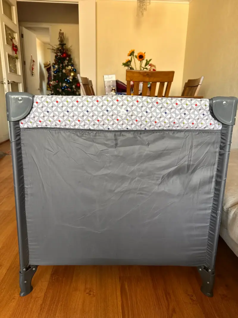 Cuna corral Bebesit plegable gris - 3