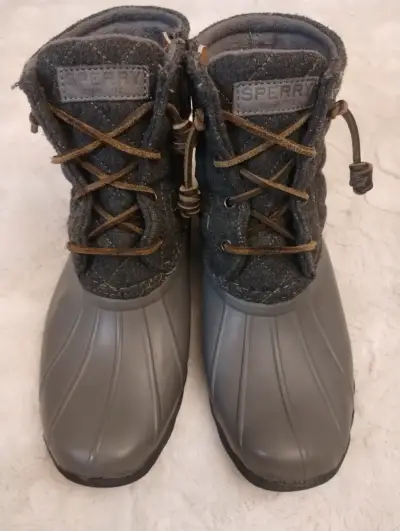 Botas impermeables Sperry gris oscuro - miniatura 1