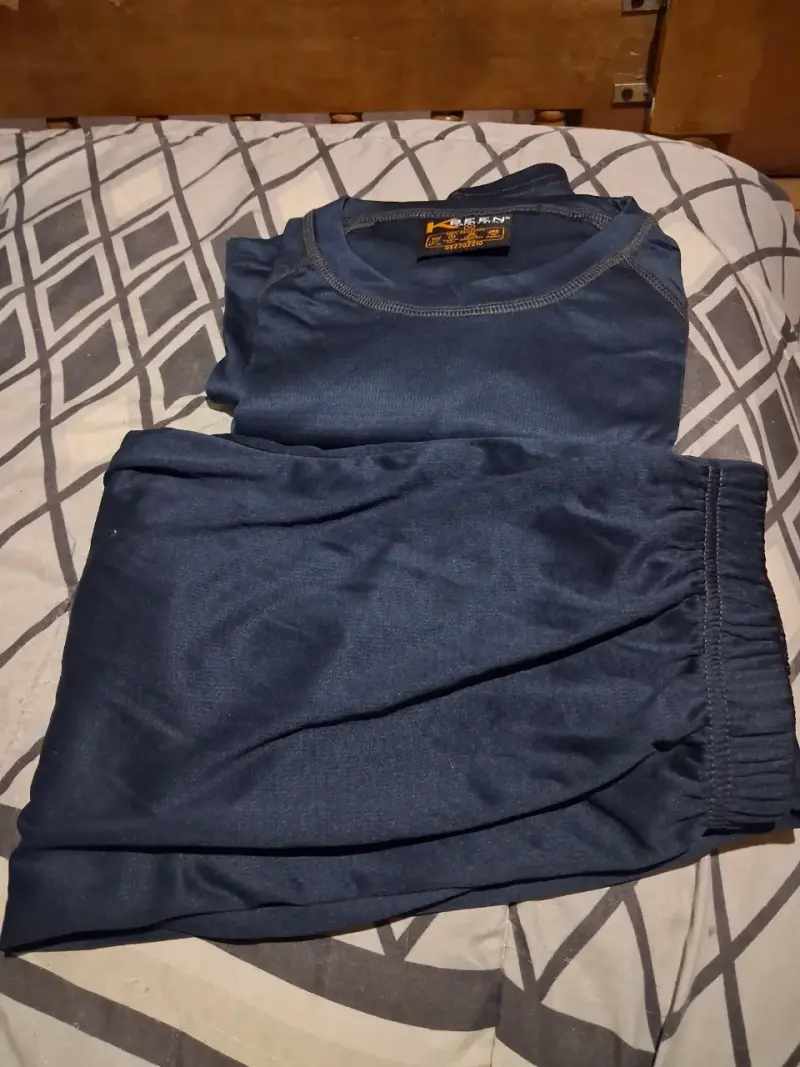 Pijama térmico azul para hombre Kbeen - 1