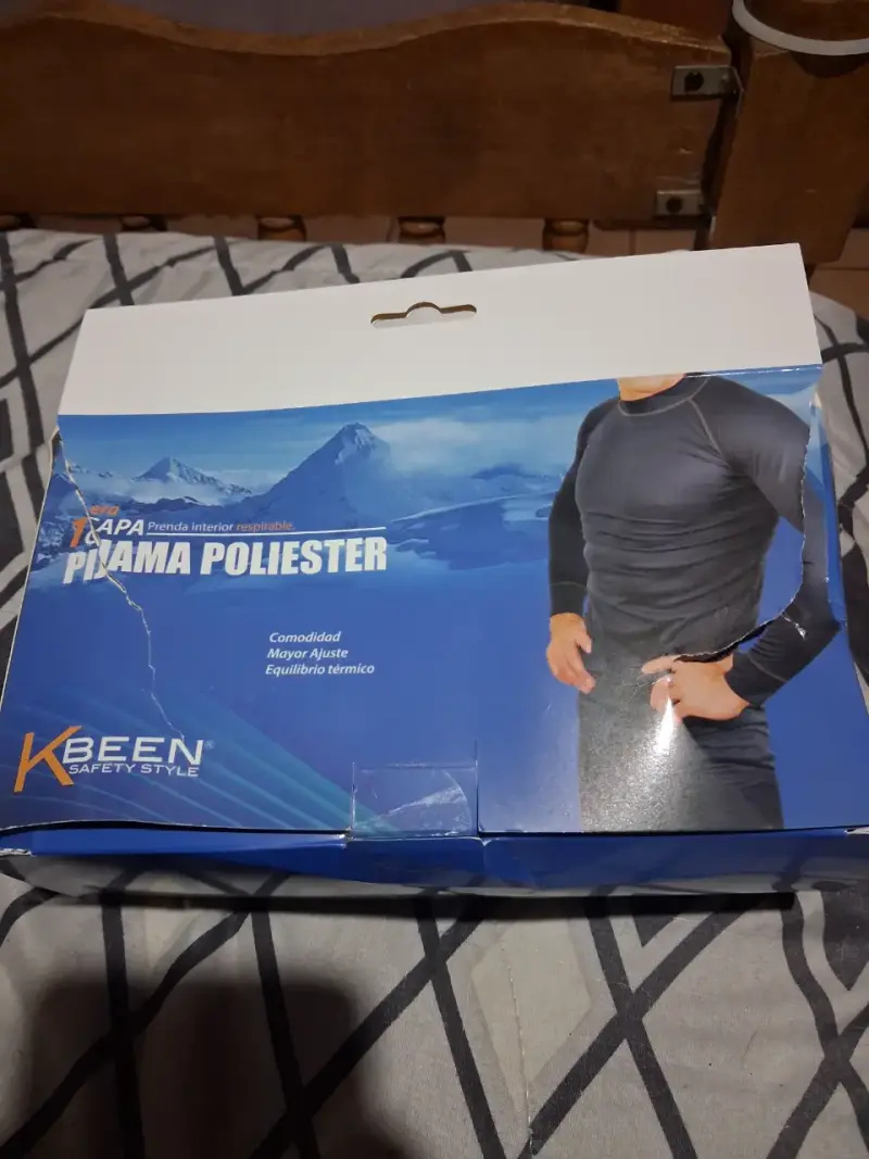 Pijama térmico azul para hombre Kbeen - 3
