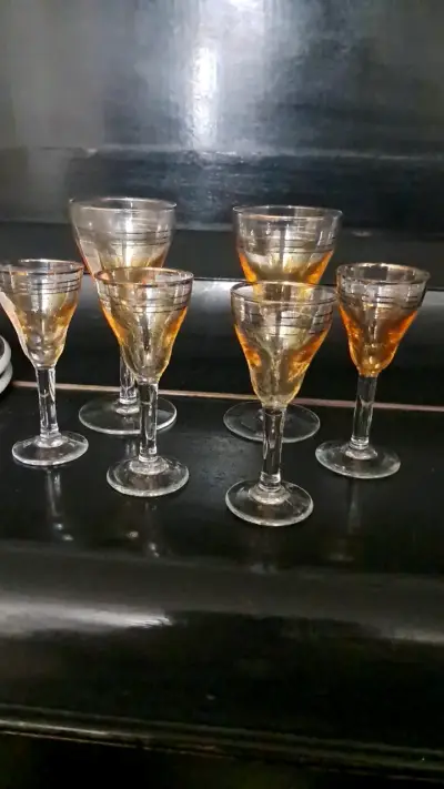 Copas CRISTALERIAS YUNGAY año 50 - miniatura 1