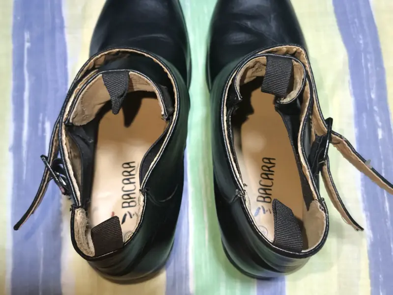 Botines de huaso, cuero negro con hebillas Bacara - 4