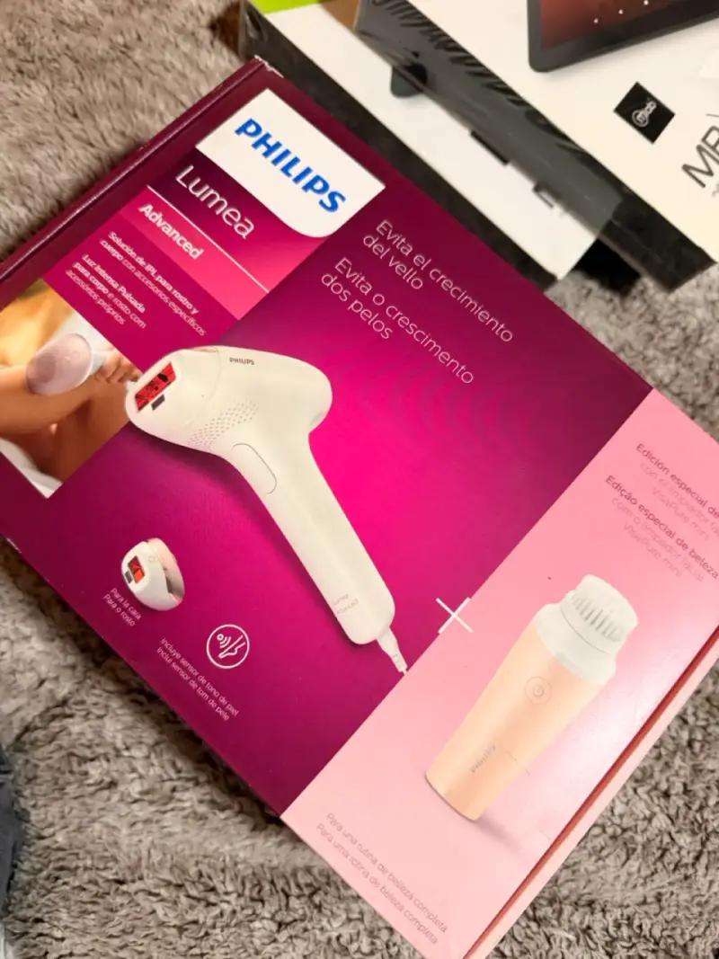 Depiladora IPL Philips Lumea Advanced con limpiador facial - 1