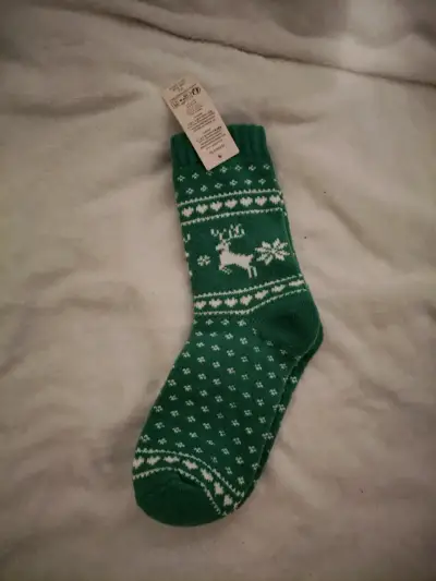 Pijama de franela a cuadros con calcetines - miniatura 4