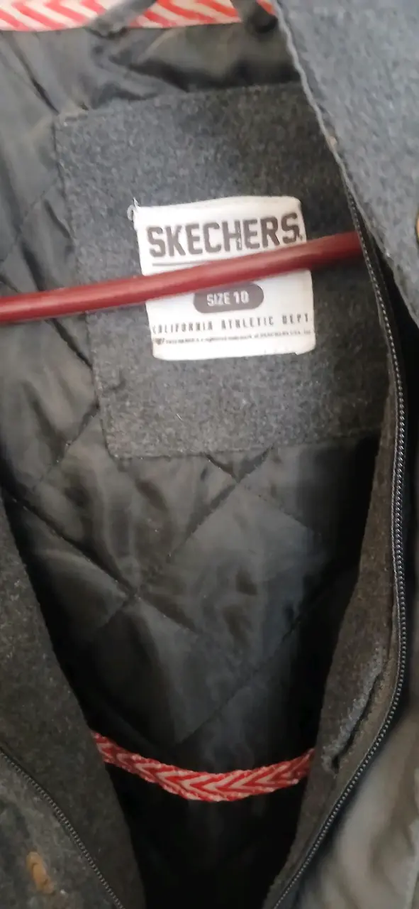Chaqueta gris para niño Skechers talla 10 - 3
