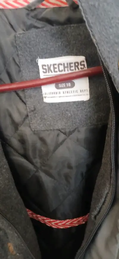 Chaqueta gris para niño Skechers talla 10 - miniatura 3