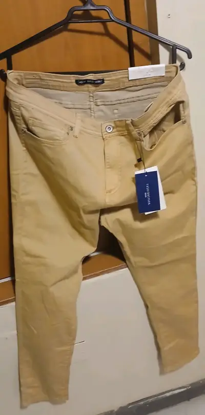 Pantalones beige super skinny Fashion Park - miniatura 1