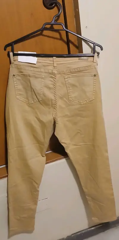 Pantalones beige super skinny Fashion Park - miniatura 2