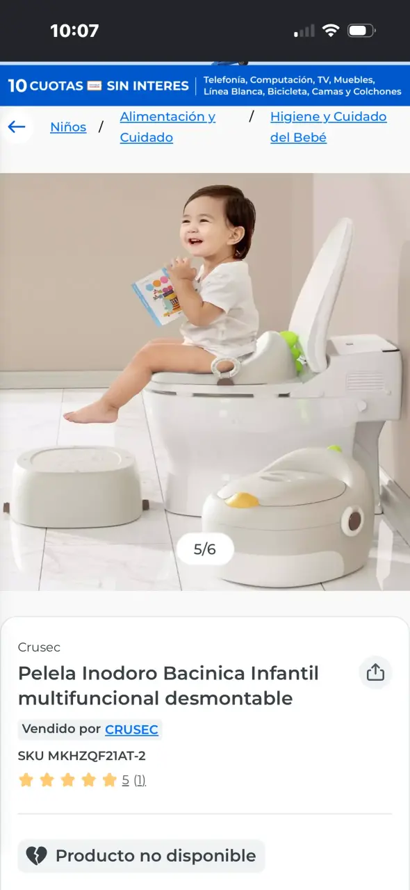 Bacinica Infantil Babymoov Desmontable - 3