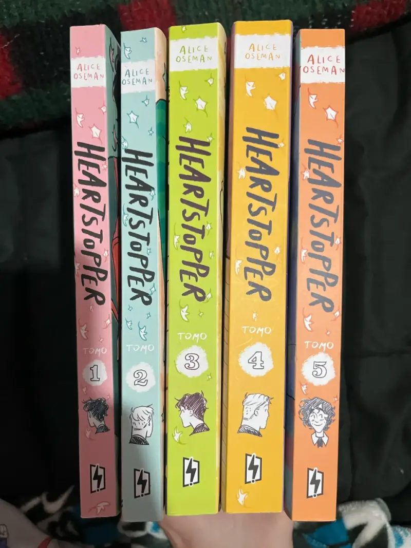 Colección de libros Heartstopper Tomos 1-5 - 1