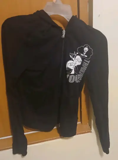 Polerón negro Looney Tunes con capucha - miniatura 1