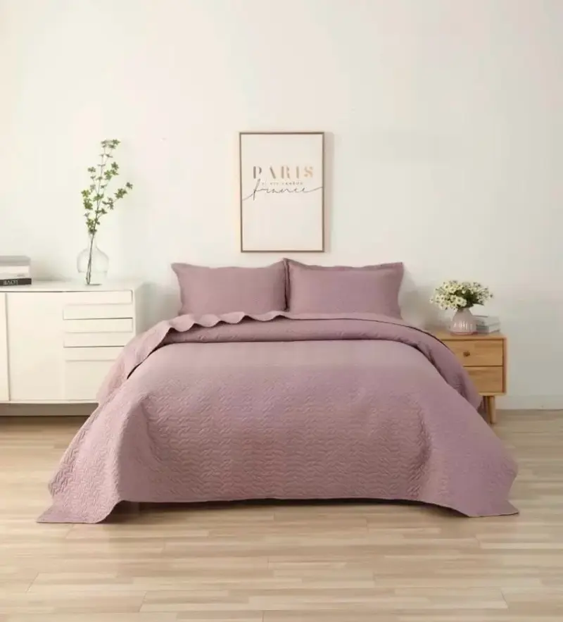 Quilt Algodón 2 plazas, variados colores - 1
