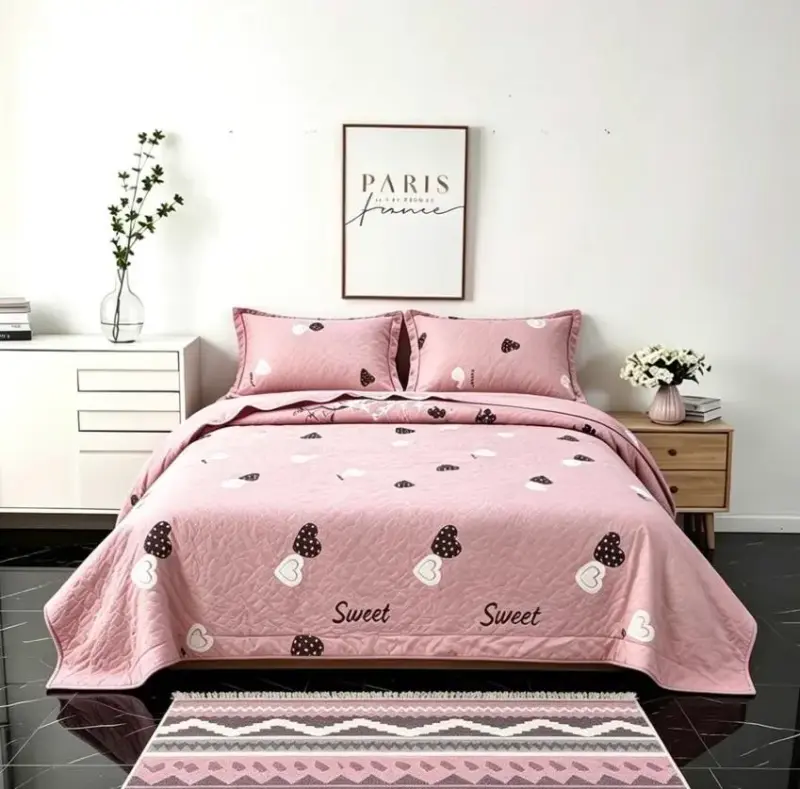 Quilt Algodón 2 plazas, variados colores - 5