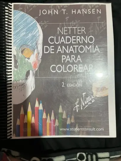 Cuaderno y Atlas de Anatomía para Colorear Netter - miniatura 1
