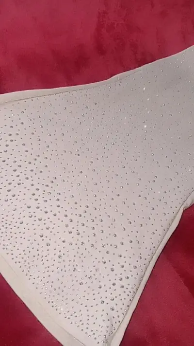 Pantalones acampanados con brillo para mujer - miniatura 2
