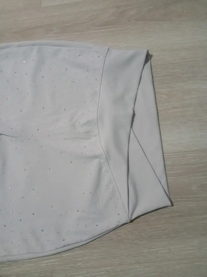 Pantalones acampanados con brillo para mujer - 3