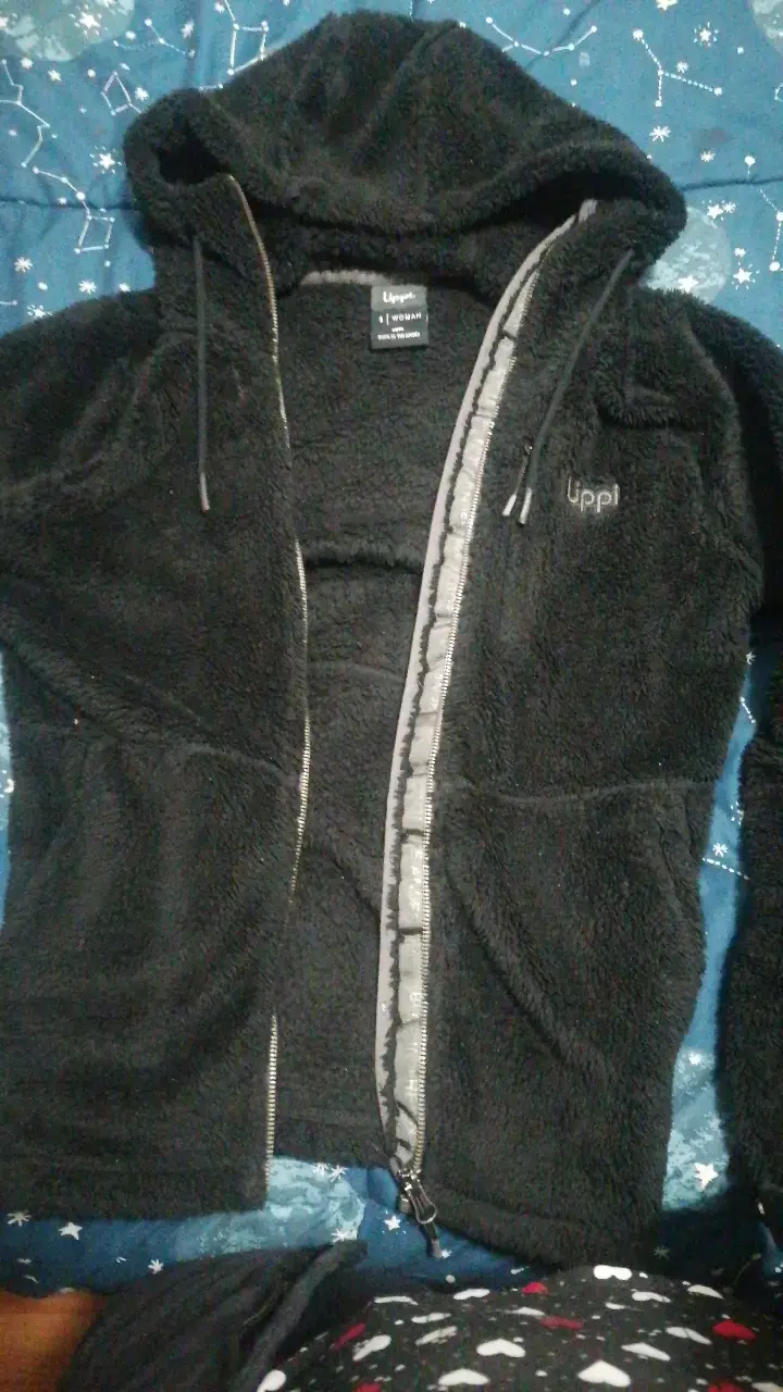 Chaqueta de felpa negra Lippi ! para mujer - 1