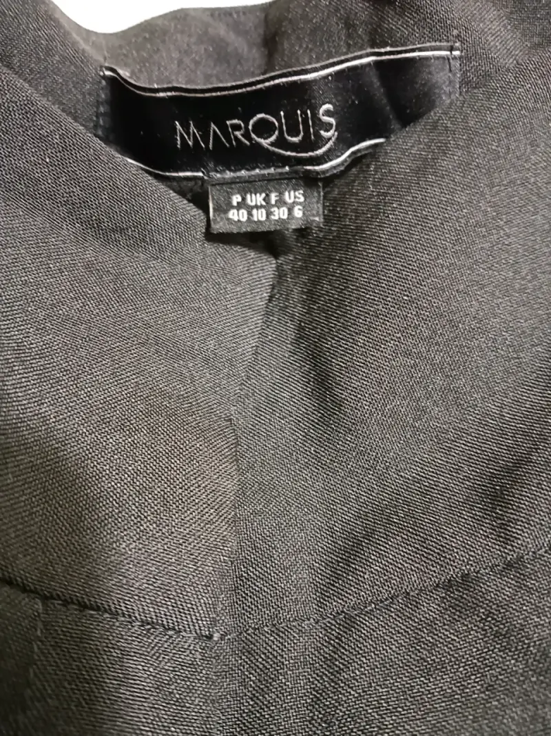 Pantalon negro de vestir Marquis talla 40 - 3