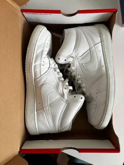 Zapatillas Nike Court Vision Mid Blancas - miniatura 1