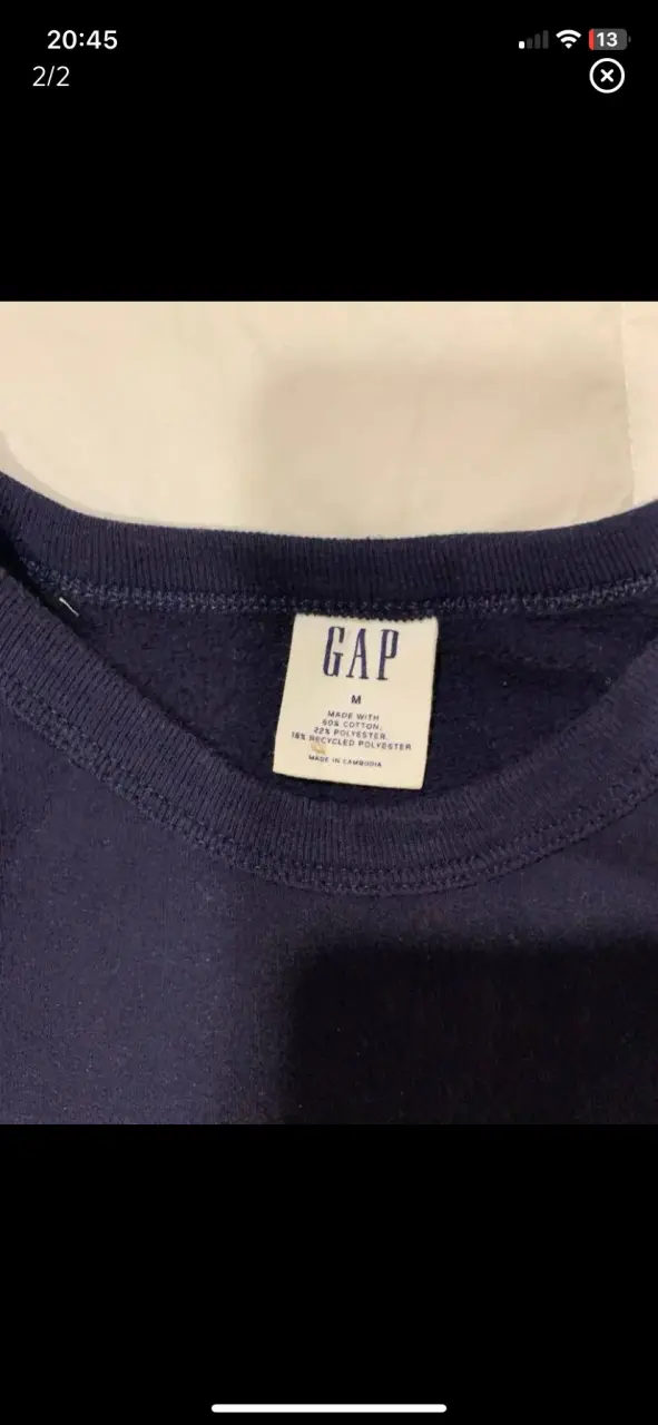 Polerón azul GAP ATHL DEPT - 2