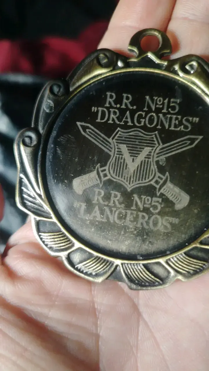 Medalla conmemorativa N°15 Dragones - N°5 Lanceros - 3