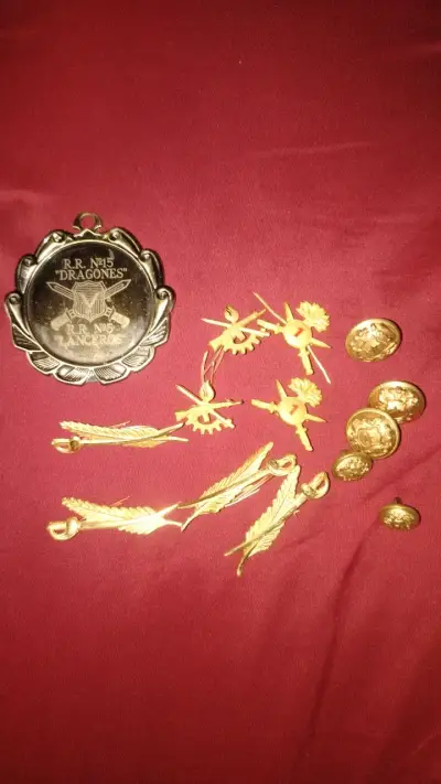 Medalla conmemorativa N°15 Dragones - N°5 Lanceros - miniatura 5