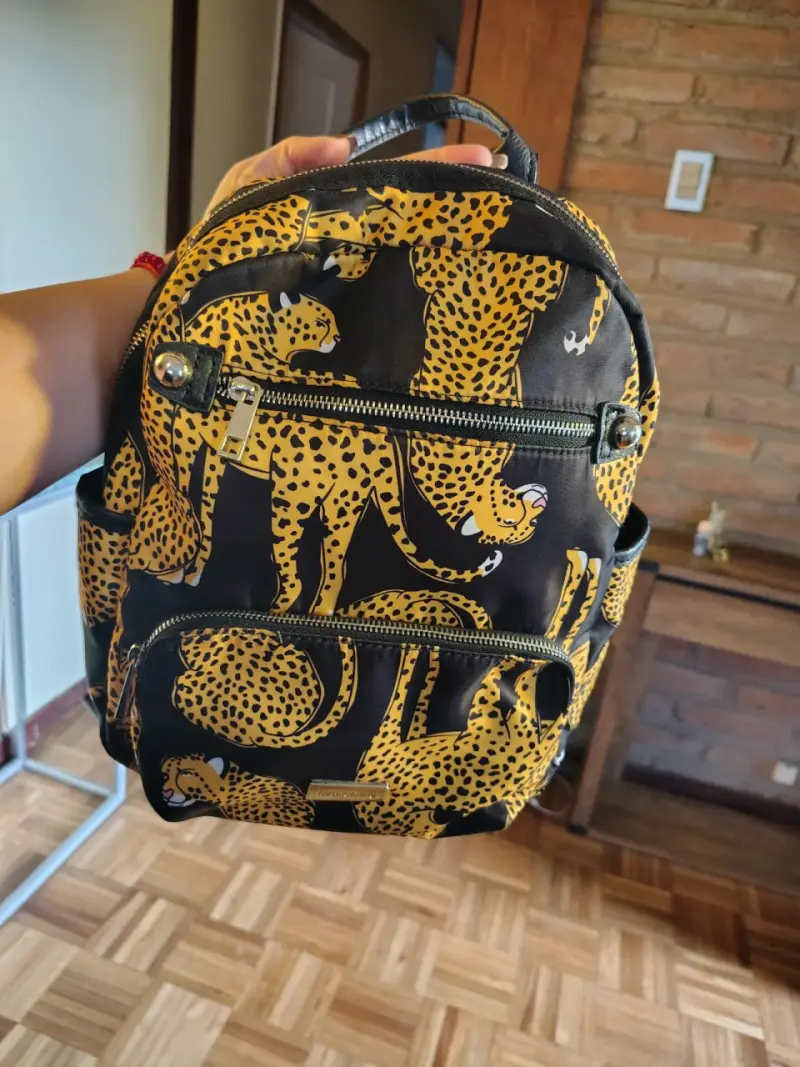 Mochila americanino diseño de leopardos - 1