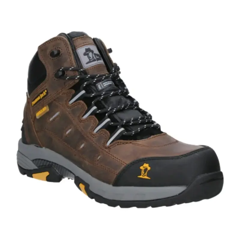 Botas de seguridad impermeables marrones